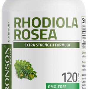 Bronson Rhodiola Rosea Adaptogen for Stress, Mood & Energy